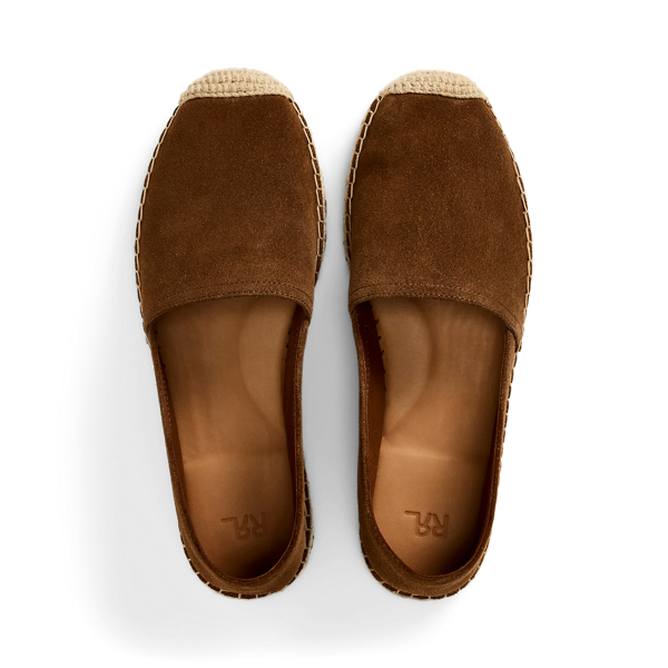 Espadrilles en daim brut RRL en Brun 3