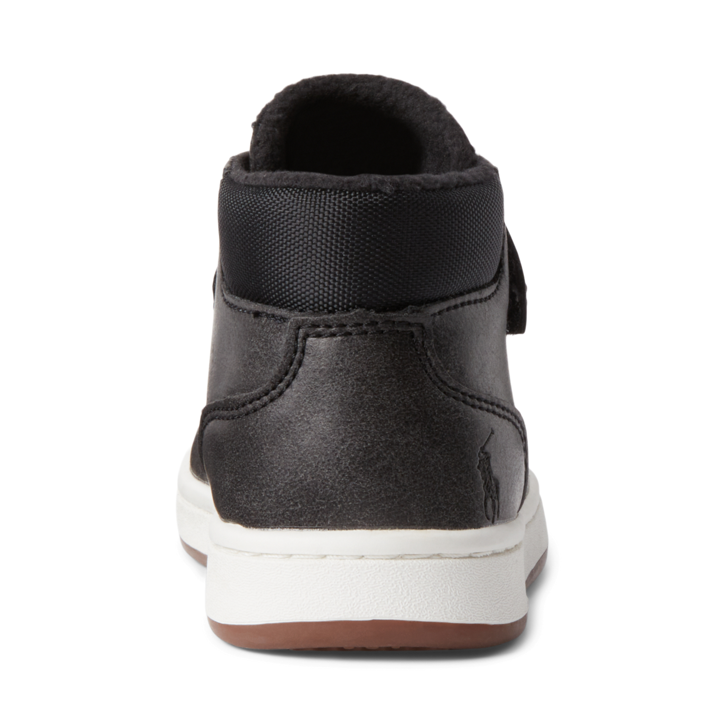 Детские кроссовки Ralph Lauren Polo Court High-Top PS, цвет: Чёрный — фото 2