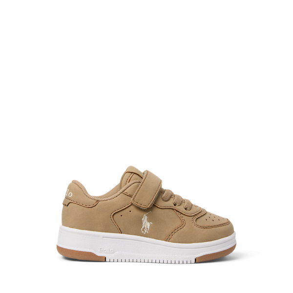 Khaki Super Suede Masters Court Faux-Suede PS Sneaker Toddler 1