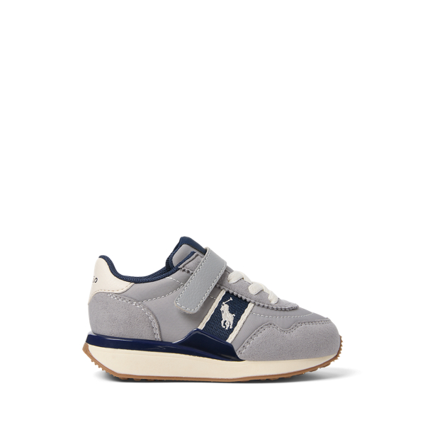 Grey Micro/nylon/navy/cre Train 89 Faux-Suede PS Sneaker Toddler 1