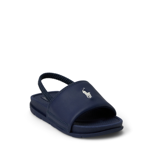 Navy Fairview Polo Pony Slide Toddler 2