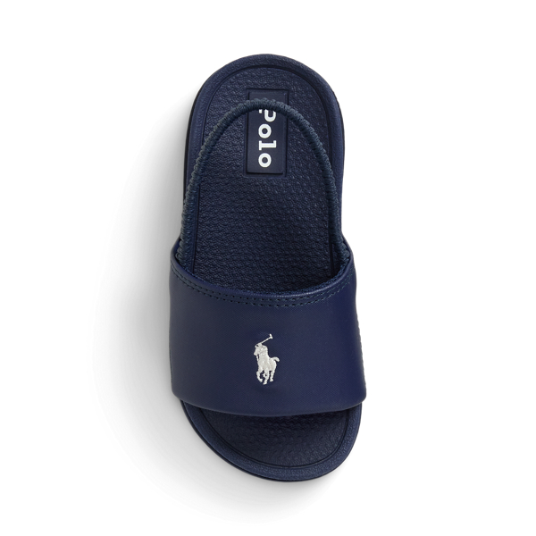 Navy Fairview Polo Pony Slide Toddler 4