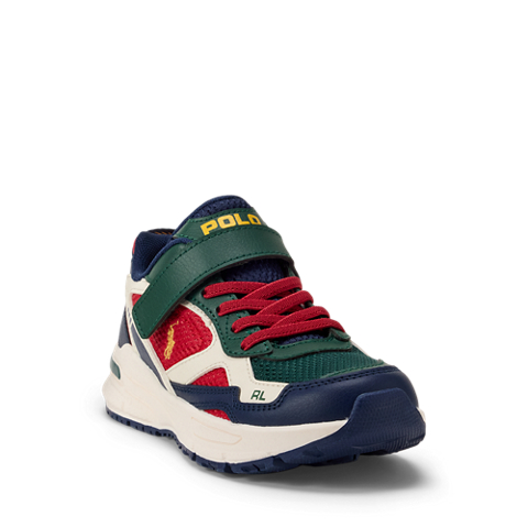 Детские кроссовки Ralph Lauren Trackster 275 Faux-Suede PS, цвет: Красный