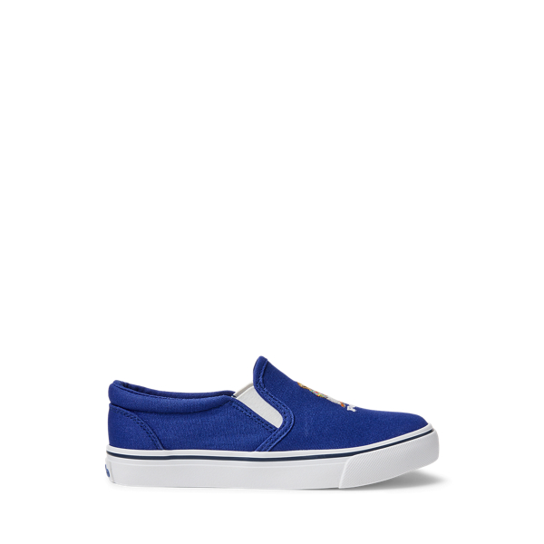 Keaton Polo Bear Canvas Slip-On Sneaker