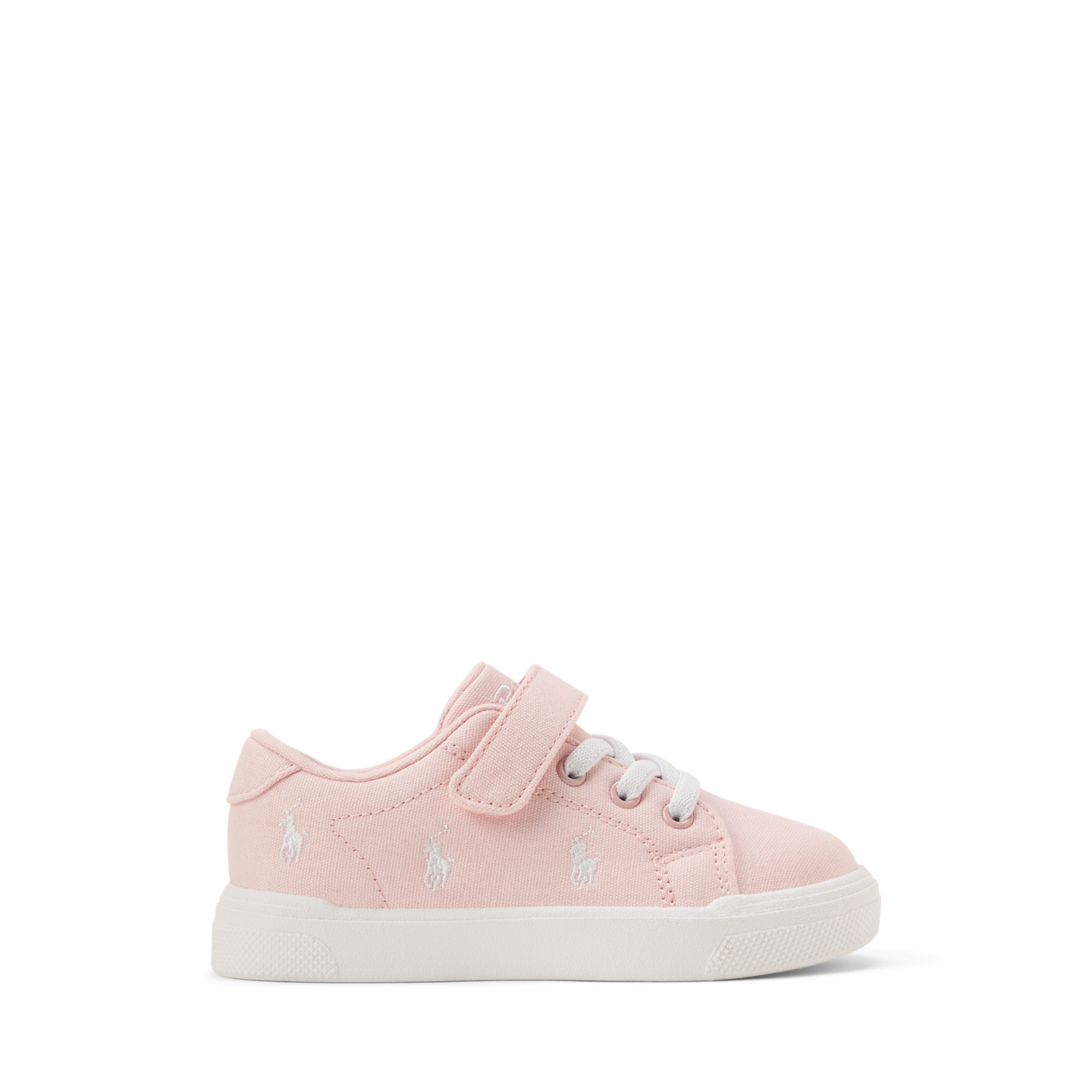Детские кроссовки Ralph Lauren Sutton Polo Pony Canvas PS, цвет: Розовый холщовый — фото 4