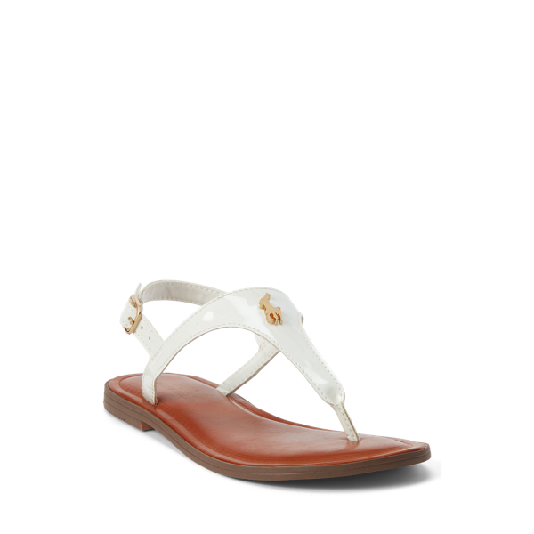 Kunstledersandale Tierney IV Girls 2-6x in Wei&szlig;/Gold 2