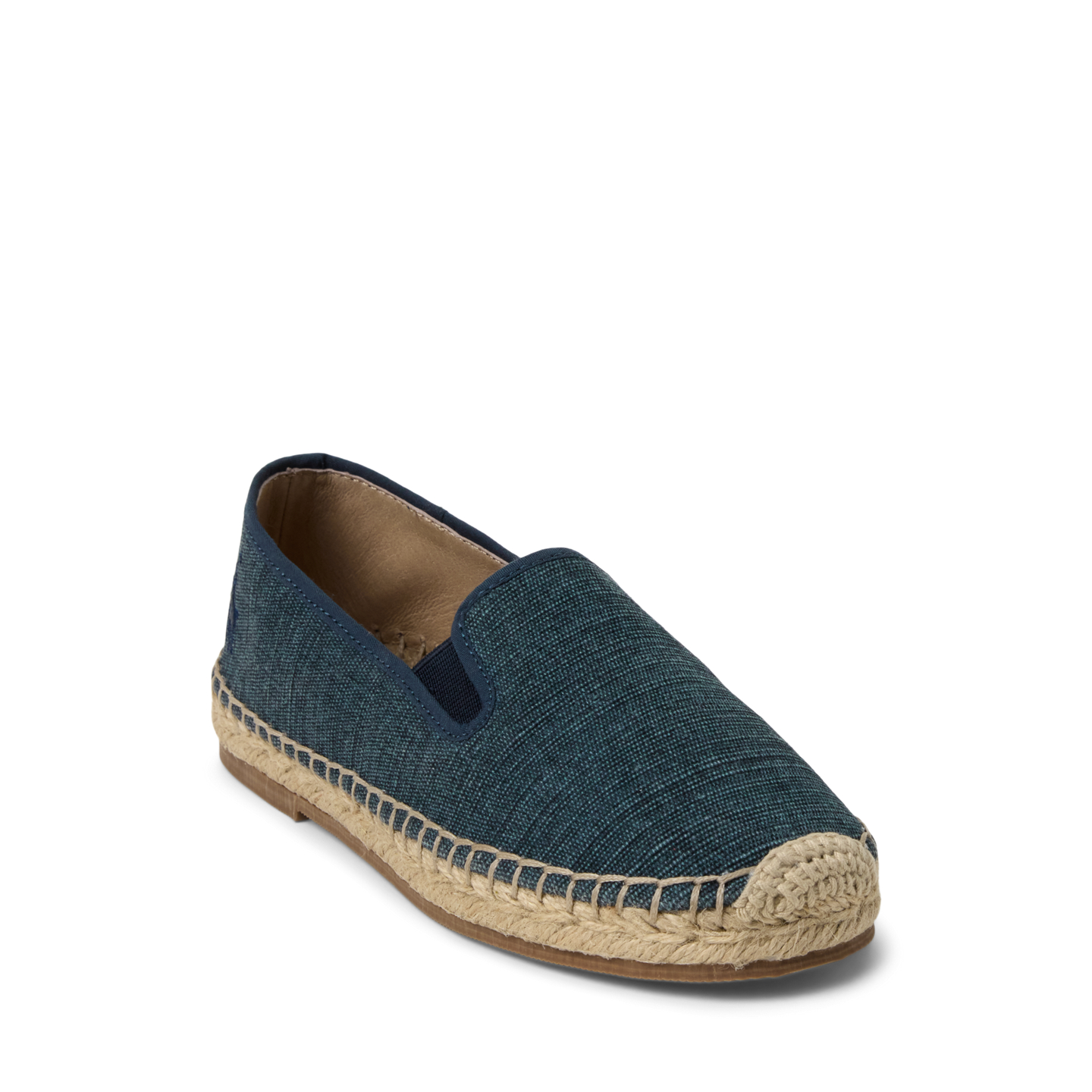 Детские сандалии Ralph Lauren A-Line Cotton Canvas Espadrille, цвет: Тёмно-синий — фото 1