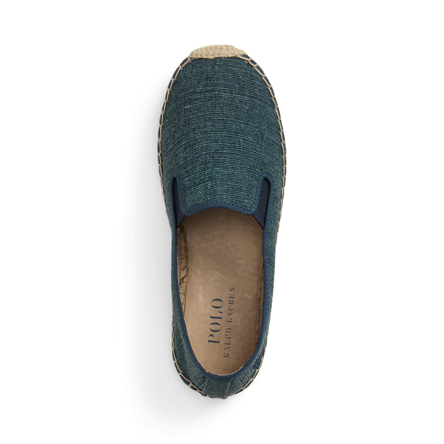 Детские сандалии Ralph Lauren A-Line Cotton Canvas Espadrille, цвет: Тёмно-синий — фото 3