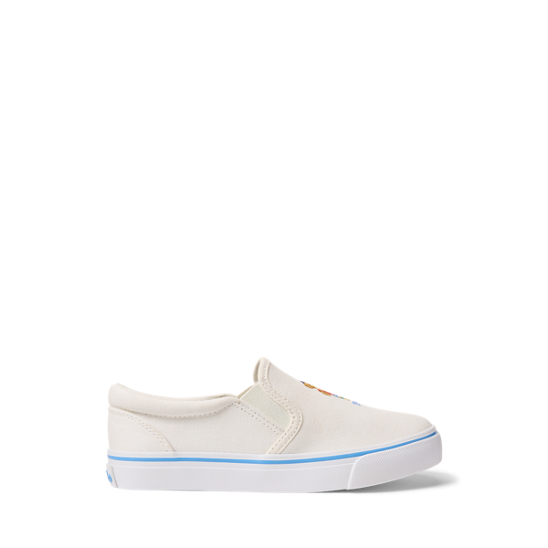 Keaton Polo Bear Canvas Slip-On Sneaker