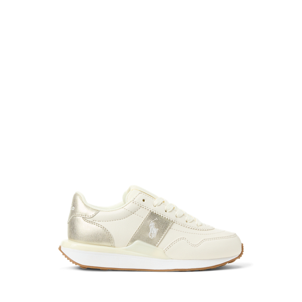 Cream/Soft Gold Train 89 Metallic Sneaker Junior 1