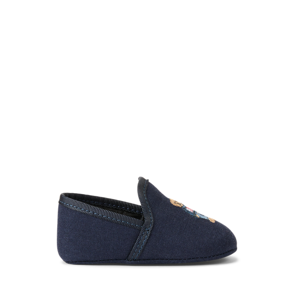 Baumwollslipper Ash mit Polo&nbsp;Bear