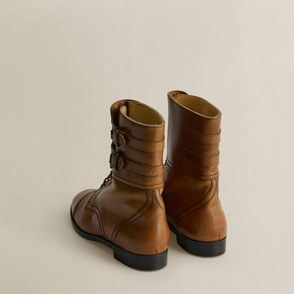 Brown c. 1985 Leather Boot - Size 9B Ralph Lauren Vintage 2