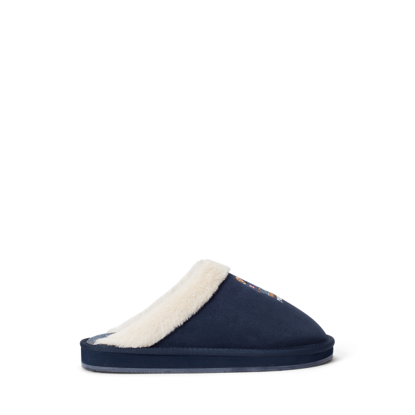 Mocassins Polo Bear com tecido sherpa