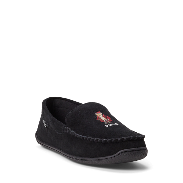 Brenan Polo Bear Suede Slipper