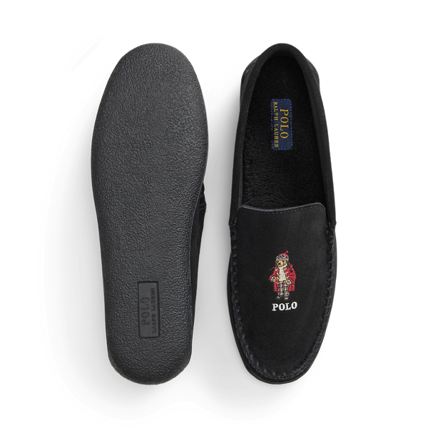 Brenan Polo Bear Suede Slipper