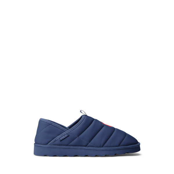 Pantofole Slip On Mule Trapuntate Da Uomo - Nero Mimetico, Grigio Cachi - Slumberzzz