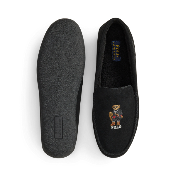 Brenan Polo Bear Suede Slipper
