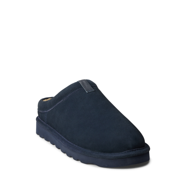 Navy Suede Reade Suede Clog Slipper Polo Ralph Lauren 2