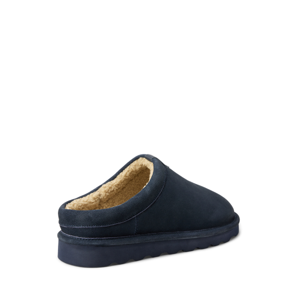 Navy Suede Reade Suede Clog Slipper Polo Ralph Lauren 3
