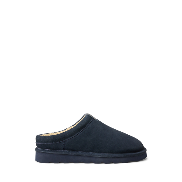 Navy Suede Reade Suede Clog Slipper Polo Ralph Lauren 1