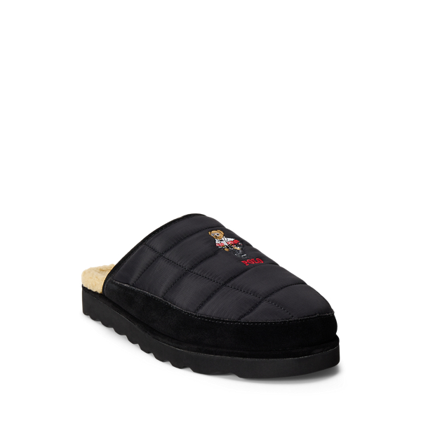 Reade Polo Bear Quilted Scuff Slipper