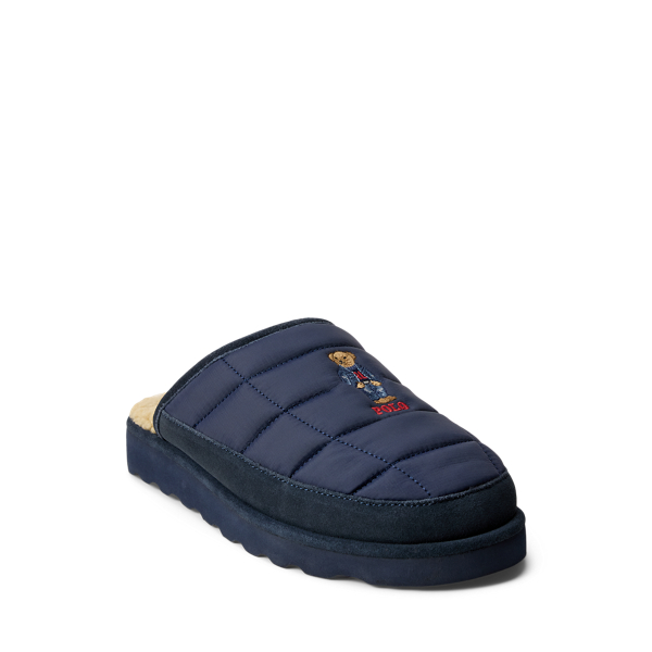 Reade Polo Bear Quilted Scuff Slipper