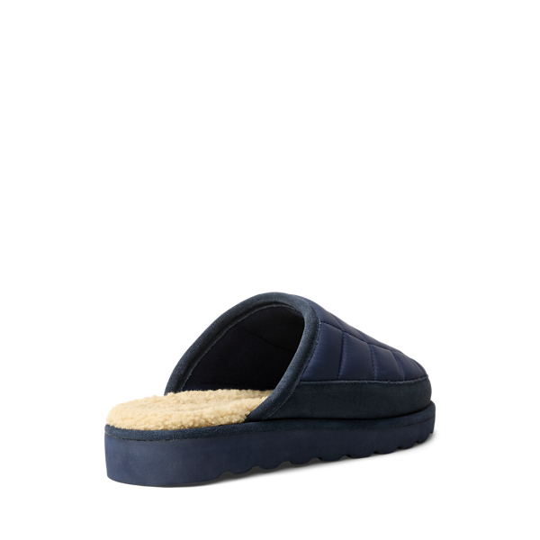 Reade Polo Bear Quilted Scuff Slipper