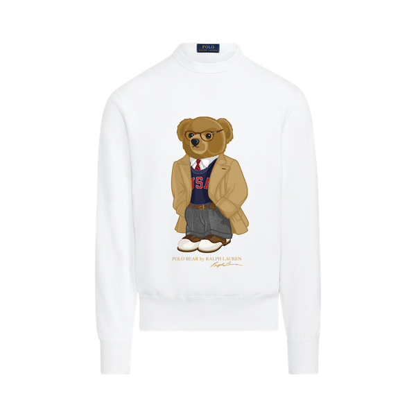 Ralph lauren sweatshirt with bear hotsell