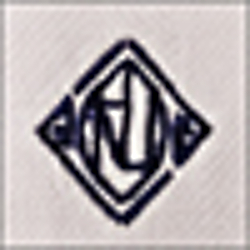 White/Navy Monogram