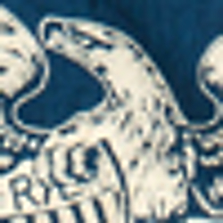 Indigo / Cream Print
