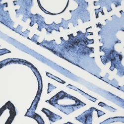 Blue And White
