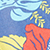 Floral Navy Print