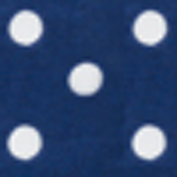 Holiday Navy Polka Dots