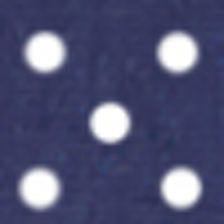 Holiday Navy Polka Dots