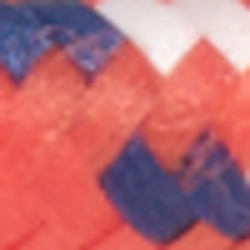 Coral/Navy/Cream
