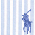 Faded Blue/White