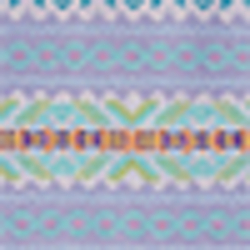 Purple/Cream Multi