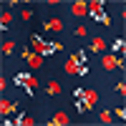 Navy/Red Multi