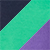 Navy/Green/Purple