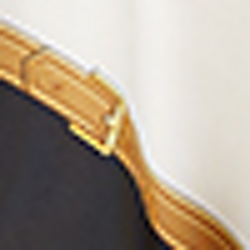 Cream/Black Border