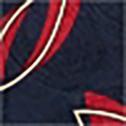 Navy Red Cream