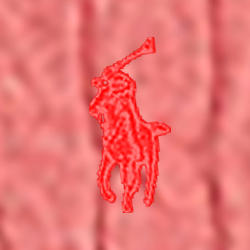 Lachsrot meliert