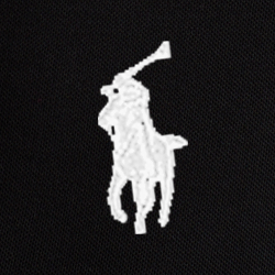 Polo-Schwarz/Weiß