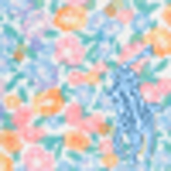 White/Blue Multi
