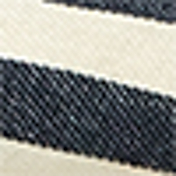 White/Navy Striped