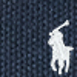 Navy Canvas W/ White Pp