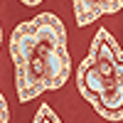 Burgundy/Cream/Faded Blue