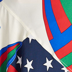 Flag Sailing Boat Print