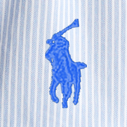 Dress Shirt Blue/White