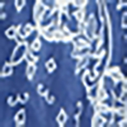 Blue Bandana Print